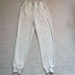 Liverpool White Gray Cheetah Animal Print Jogger Sweatpants Sz Xs